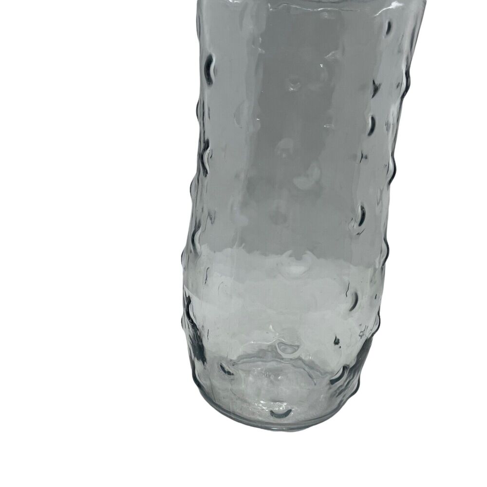 Hoosier Glass Bubble Glass Clear Vase 8.5 inches No Chips or Cracks Vintage - Picture 5 of 12